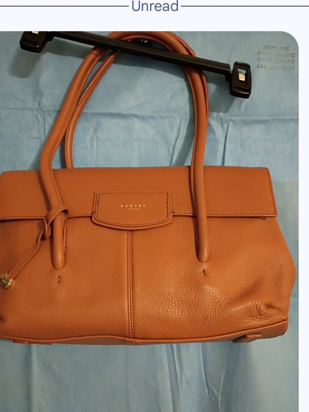 RADLEY LONDON Cognac Leather Satchel